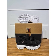 [Qingda Yihong] FILA Disruptor SD Puffy Women's Sports Sandals Black 5S138Y-013