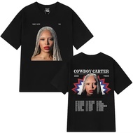 Beyonce Cowboy Carter Tour Merch T-Shirt For Men And Women Hip Hop Fashion Cotton Short Sleeves Casu
