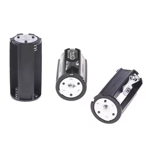 1/3Pcs Battery Adapter Converter Holder 3x AA to D Size Box for Toys LED Lights Power Backup Series 