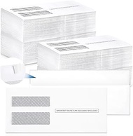 Sayglossy 500 Pcs 1099 NEC Tax Form Envelopes Fits 3 Part 1099 NEC 2024 Forms 8-6/7" x 3-6/7" Peel a