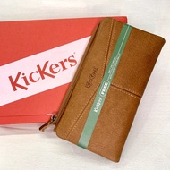 Kickers Long Purse Wallet Leather With Free Eject Sim Card Pin KDOU50792