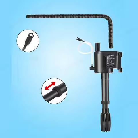 Aquarium Multifunctional submersible pump fish tank filter pump aquarium three-in-one silent small a