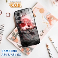 Softcase Glass Kaca SAMSUNG A34 & SAMSUNG A54 (5G) - Case Handphone SAMSUNG A34 & SAMSUNG A54 (5G) [