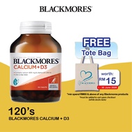 BLACKMORES Calcium + D3 120's Bone Supplement, Vitamin D3 Supplement, Supplemen Tulang HTM Pharmacy
