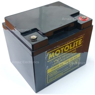♞Motolite 12v 38Ah SLA Rechargeable Battery OM38-12 Valve Regulated Sealed Lead-Acid Battery 12 Vol