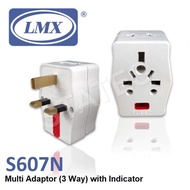 LMX S607N 13Amp 3 Way Multi Adaptor with Neon Indicator