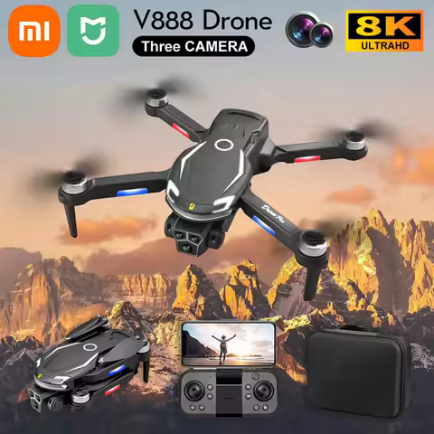 Xiaomi Mjia V888 4K Drone Three Camera HD Aerial Photography WIFI 5G Optical Localization Four-way O