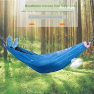 hammock camping hammock buaian hammock outdoor Hammock mesh sutera ais bernafas dalam musim panas rumah tangga dewasa ti