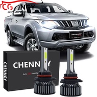 For Mitsubishi Triton, year 2006 2007 TO 2025 ​(Head Lamp) - 2PCS DFGDSG SDD Front LED Headlight Aut