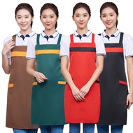 Ready Stock Polyester Card Apron Polyester Canvas Polyester Cotton Pure Cotton