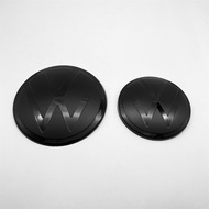 VW Polo Mirror Black Emblem Stick-On Cover 11-24 Polo Front Rear Logo