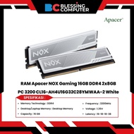 RAM Apacer NOX Gaming 16GB DDR4 2x8GB PC 3200 CL16