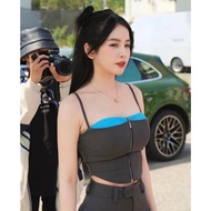 CROPTOP 2-STRING SHIRT SET & HYBRID SURFACE PANTS (WITH FLOOR PHOTOS) EXPRESS MEOINDAHOUSE