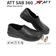 ATT BLACK SHOES SAB 360/ WATERPROOF SHOES OFFICE SHOES FORMAL SHOES