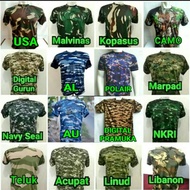 Army/ t-shirt army camouflage t-shirt short-sleeved camouflage t-shirt