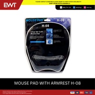 MOUSE PAD WITH ARMREST/BLACK/H-08/H-18/H-16