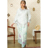 Lubna - KASTURI PLUS SIZE KEBAYA WITH PRINT LACE SET (Female)