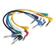 Guitar Patch Cable for Effect Pedal 30cm/12inch  1/4 Right-Angle Mono to Right-Angle Mono