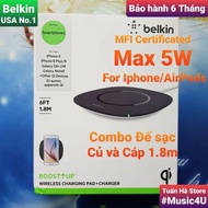 Belkin 5W wireless fast charging dock F8M747 10W F7U083 Tuan Ha Store