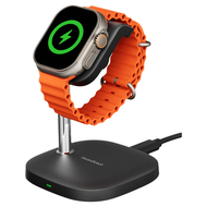 白鵠SwanScout505A 適用於蘋果Apple Watch iWatchS10/9/87/6/5/4/3/2 Ultra 單充手錶無線充電器磁吸支架底座