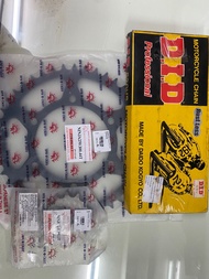 โซ่เสตอร์ชุด Ninja 400-300 did JT จอมไทย หน้าหลัง 2200฿