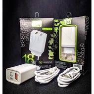 Linary TC-003 Fast Charging 5V 4A 18watt Micro USB Charger Type-C Support Fast Charger