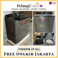 LG P1400RTM Mesin Cuci 2 Tabung 14 KG - Twin Tub Dua Tabung [Thailand]