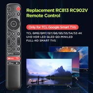 Replacement Remote Control for TCL Google Smart TV RC813 Compatible with TCL QM8/QM7/S5/S4/S3/Q7/Q6/
