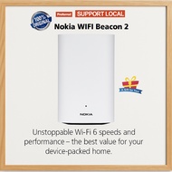 Nokia WiFi Beacon 2 - WiFi 6 Mesh Home Network Router -  Mesh System Router - AX1800