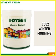 ✤ ♝ ◫ Boysen Permacoat Semi- Gloss Latex Winter Morning B-7502 4 Liter