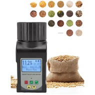 Grain Moisture Tester Portable Cup-Type 25 Grains Grain Moisture Analyzer with Temperature Compensat