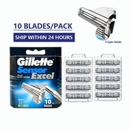 Gillette Sensor Excel Shaving Razor Blades For Men Manual Safety Razors Beard Shaver Blade Sharp Rep