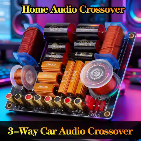 2 Way/3 Way Frequency Crossover, Home Bookshelf KTV Speaker Audio Modification, DIY Crossover Networ