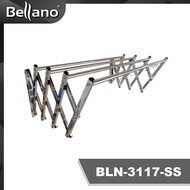 BELLANO RETRACTABLE CLOTH HANGER 4BAR 19MM 3FT BLN-3117-SS