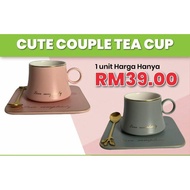 CUTE COUPLE TEA CUP 1 SET