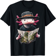Axolotl Wandering Nature Animal Graphic Illustration Axolotl T-Shirt
