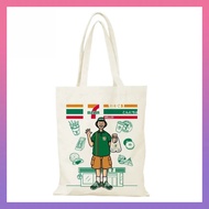 Taiwan Super Hot 711 7-11 7-ELEVEN Big Totes Fashionable Reusable Canvas Tote for Women No Tags qiaz