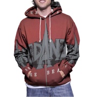 jaket hoodie edane the beast hoodie fullprint bahan polyester - 3xl