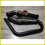 △ ✅ ◲ DAENG Sai 4 muffler for TMX 125,155 Rusi,Euro