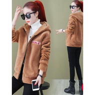 winter coat woman winter coat for women Jaket sweater bertudung berbulu perangai wanita
