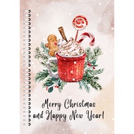 Merry Christmas Notebook, Sketchbook A4 A5 A6