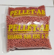 Pelet-AB Merah 5mm pelet ikan koi komet koki kemasan 600grm