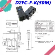 2 Keping Suis Mikro Tetikus D2FC-F-K(50M) Butang Tetikus Fretting D2FC
