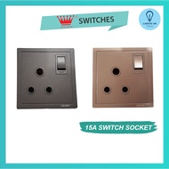 CROWN CM SERIES SWITCH MATT BLACK/METALLIC GOLD