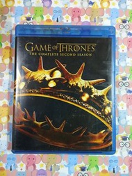 權力遊戲 第2季 Game of Thrones Second Season 香港版 二手 5碟裝 英語 中文字幕 藍光 blu-ray Thai-subtitle