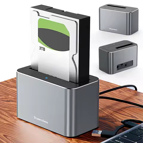 Hard Drive Dock SAS To USB 3.0 Adapter Support Up To 20TB Reader Converter Docking Station for 2.5/3