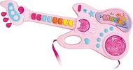 HAC 3896 Happy Music Guitar, Toy Guitar, Musical Instrument, Pink, Approx. W 14.2 x D 1.2 x H 5.5 in
