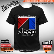 Jeep t-shirt Offroad Clothes 4x4 4WD wrangler rubicon JK willys CJ7 automotive jeep ktk