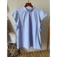 (Liquidation - 2hand) High neck blouse