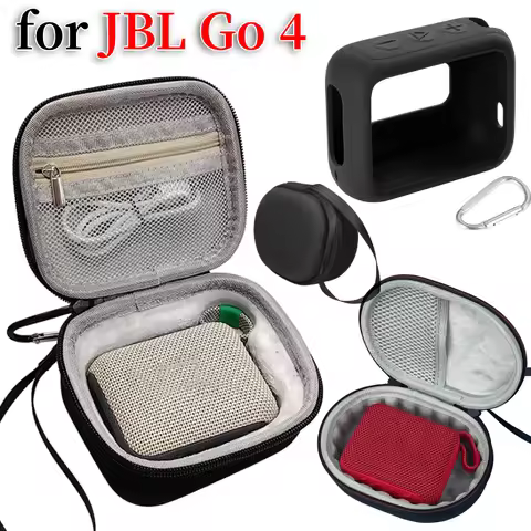 Case For JBL Go 4 Wireless Bluetooth Speaker Hard Carrying Case Shockproof Anti-scratch Travel Prote